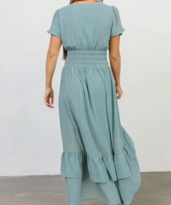 BB Custom Tuscany High-Low Dress | Sea Blue Dresses