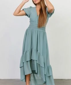BB Custom Tuscany High-Low Dress | Sea Blue Dresses