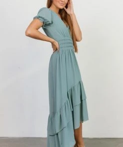 BB Custom Tuscany High-Low Dress | Sea Blue Dresses