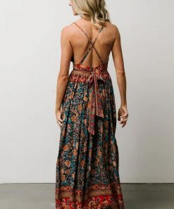 DD Udora Maxi Dress | Navy Multi Floral Dresses