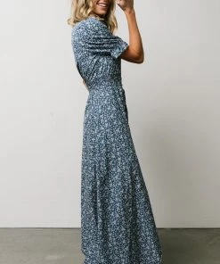 HAY Robyn Maxi Dress | French Blue Floral Dresses