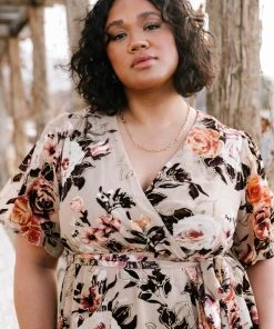 BB Custom Dresses Uma Velvet Maxi Dress | Floral Shimmer