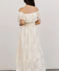 FT Uzair High Low Midi Dress | Ivory Shop All