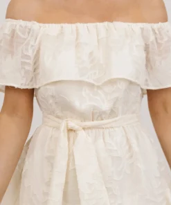 FT Uzair High Low Midi Dress | Ivory Shop All