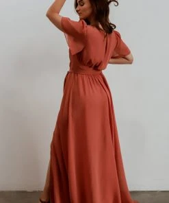 RR Vaughnie Maxi Dress | Dusty Clay