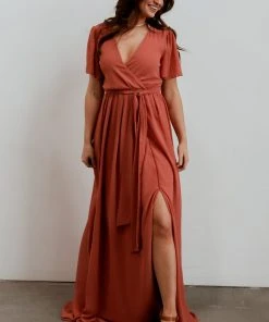 RR Vaughnie Maxi Dress | Dusty Clay