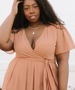 RR Vaughnie Maxi Dress | Light Copper Dresses