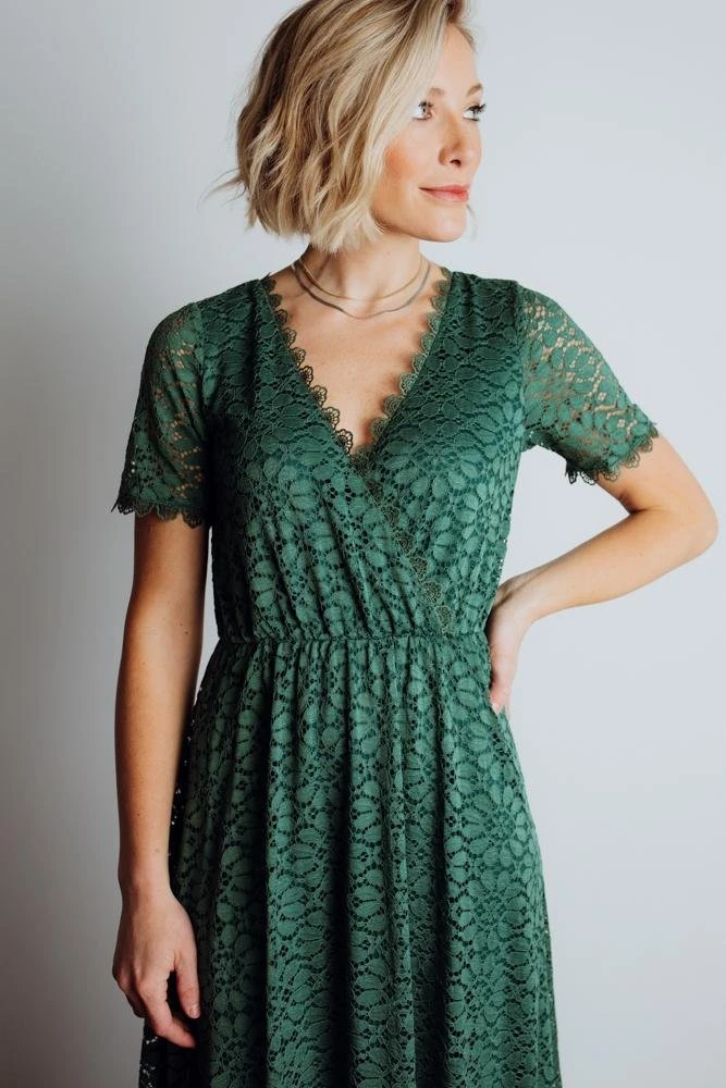 RR Venice Lace Maxi Dress | Green 8 RR Venice Lace Maxi Dress | Green
