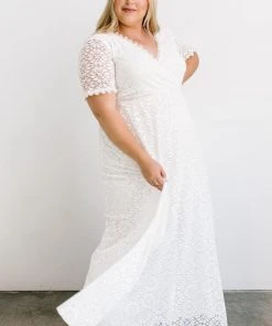 RR Dresses Venice Lace Maxi Dress | White