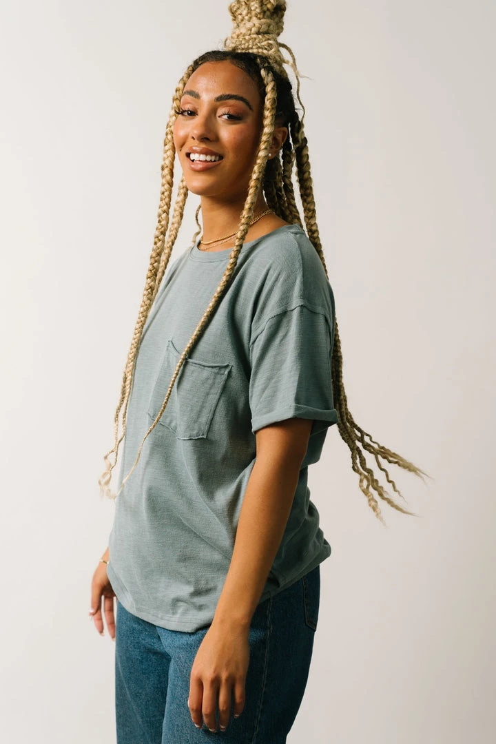 IL Voss Vintage Tee | Slate Blue 5 IL Voss Vintage Tee | Slate Blue