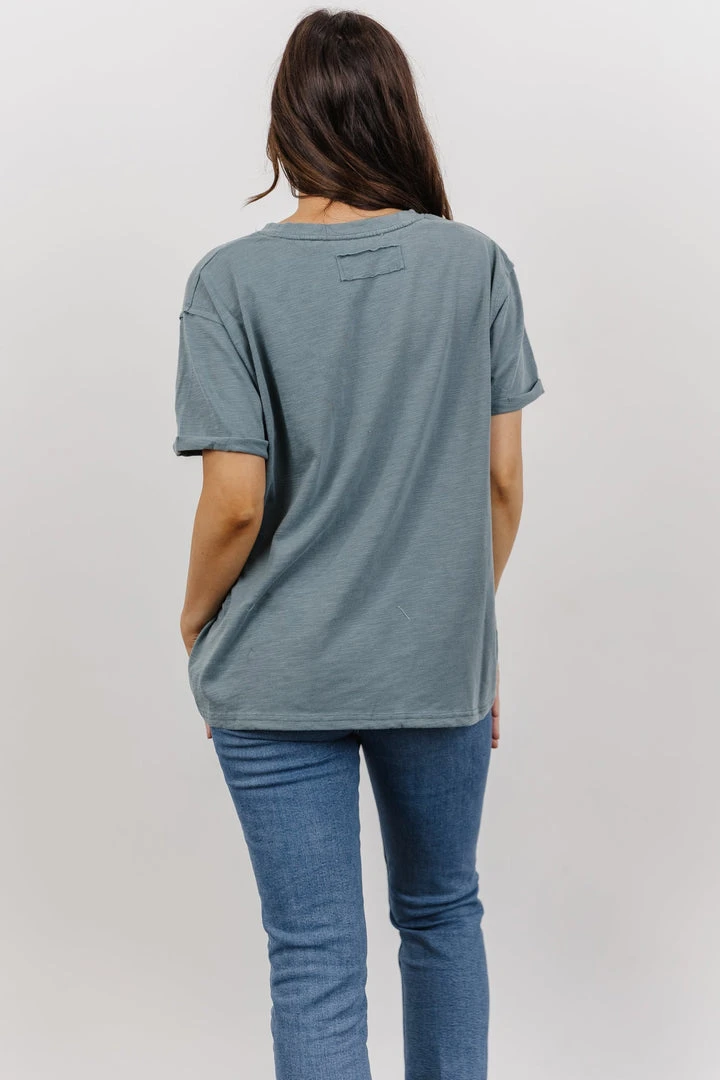 IL Voss Vintage Tee | Slate Blue 3 IL Voss Vintage Tee | Slate Blue