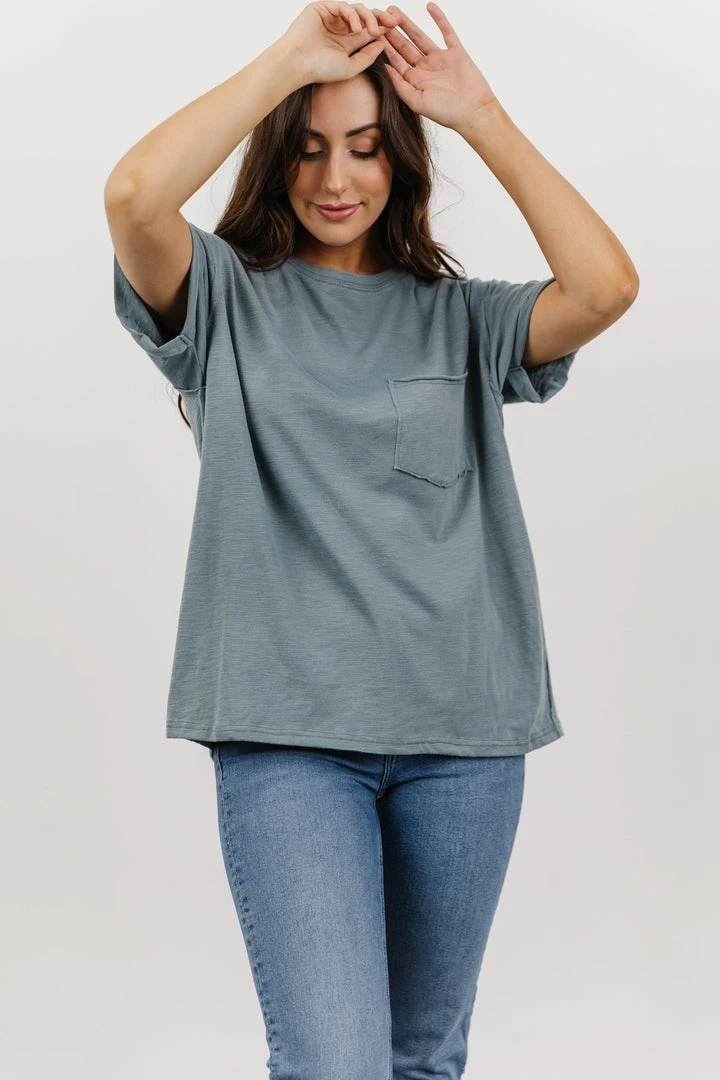 IL Voss Vintage Tee | Slate Blue 2 IL Voss Vintage Tee | Slate Blue