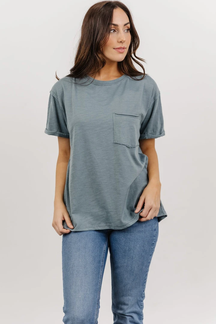 IL Voss Vintage Tee | Slate Blue 1 IL Voss Vintage Tee | Slate Blue