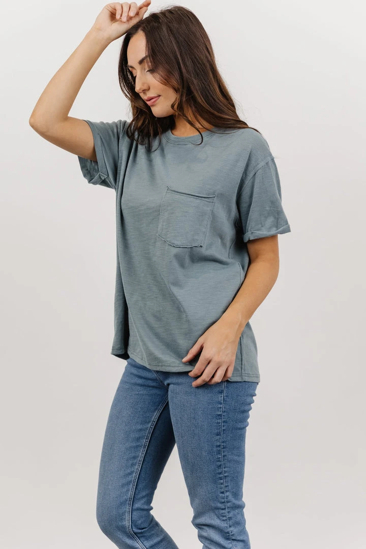 IL Voss Vintage Tee | Slate Blue 4 IL Voss Vintage Tee | Slate Blue