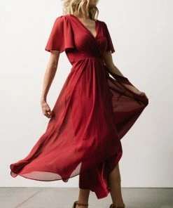 Soi Waverly Wrap Dress | Berry 13 Soi Waverly Wrap Dress | Berry