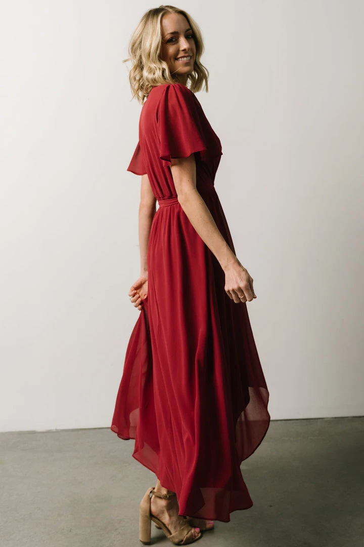 Soi Waverly Wrap Dress | Berry 7 Soi Waverly Wrap Dress | Berry