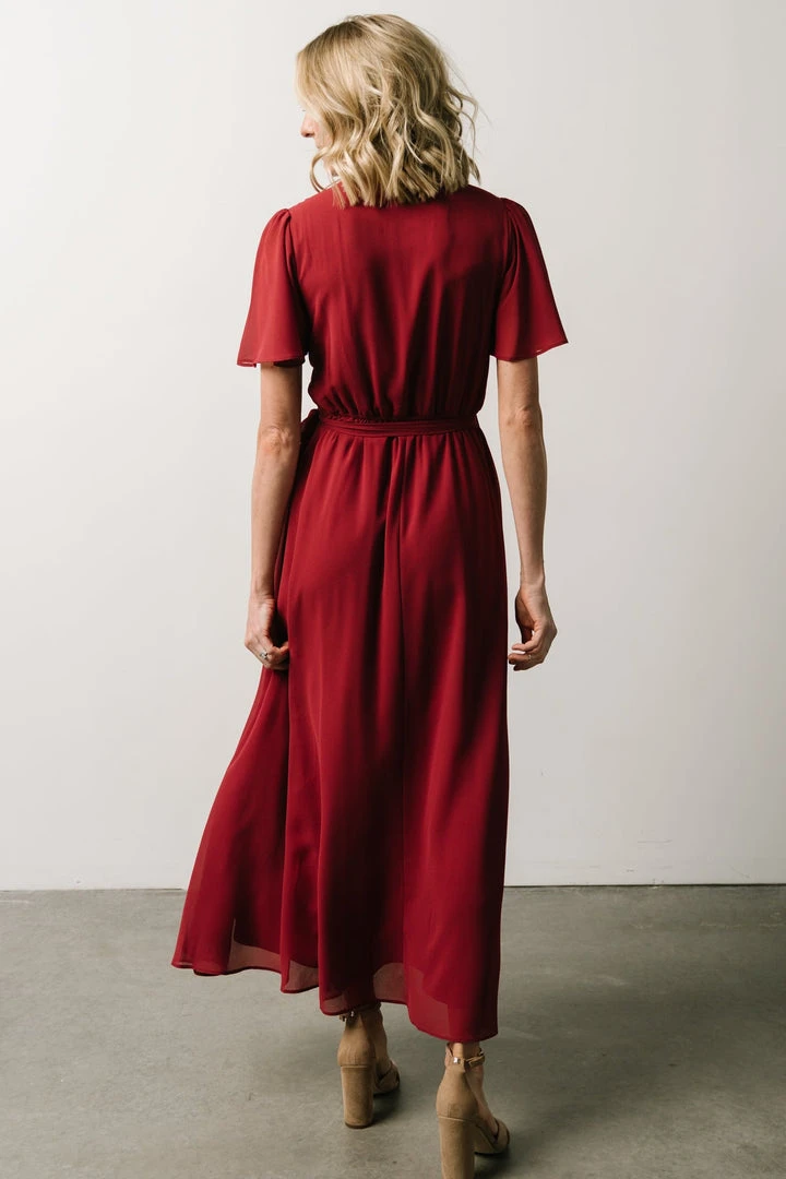 Soi Waverly Wrap Dress | Berry 5 Soi Waverly Wrap Dress | Berry