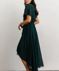 Soi Dresses Waverly Wrap Dress | Emerald