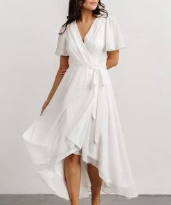 Soi Dresses Waverly Wrap Dress | Off-White
