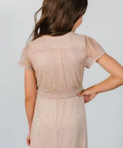 BB Custom Dresses Youth Grace Sparkle Gown | Champagne