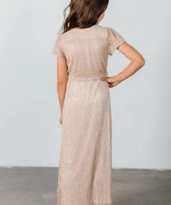 BB Custom Dresses Youth Grace Sparkle Gown | Champagne