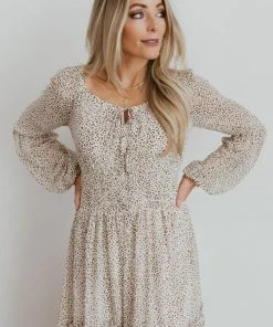 BB Custom Dresses Zoey Smocked Maxi Dress | Animal Print