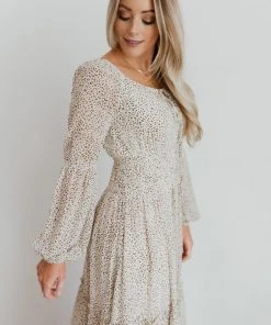 BB Custom Dresses Zoey Smocked Maxi Dress | Animal Print