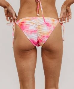 BJB Zuma Tie Bikini Bottom | Pink Tie Dye