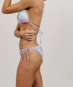 BJB Zuma Tie Bikini Bottom | Purple Tie Dye